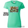 damske tricko matove dinosauri na uteku