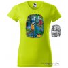 neonove limetkove damske tricko laguna papousku