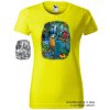 citronove damske tricko laguna papousku