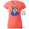 koralove damske tricko neonova sova