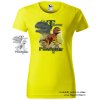 citronove damske tricko t rex predator
