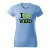 nebesky-modre-levne-bavlnene-damske-tricko-miluji-travu-konopi