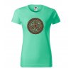 matove-zelene-levne-bavlnene-damske-tricko-slunečni-velky-kruh