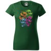 lahvove-zelene-levne-bavlnene-damske-tricko-vesele-lebky