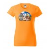 oranzove-levne-bavlnene-damske-tricko-vesela-zviratka