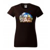 cokoladove-hnede-levne-bavlnene-damske-tricko-vesela-zviratka