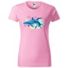 ruzove-levne-bavlnene-damske-tricko-carovni-delfini