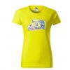citronove-zlute-levne-bavlnene-damske-tricko-kote-kvetiny