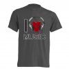 grafitove_panske_tricko_miluji_muziku