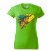 limetkove-zelene-damske-levne-bavlnene-tricko-zluty-papousek