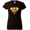 cokoladove-hnede-damske-levne-bavlnene-tricko-superman-stormtrooper