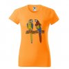 oranzove-damske-levne-bavlnene-tricko-laska-papousci