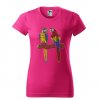 fuchsiove-ruzove-damske-levne-bavlnene-tricko-laska-papousci