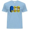pastelove modre panske levne tricko lebky simpsons