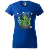 modre-damske-levne-bavlnene-tricko-bong-alien