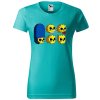 smaragdove-damske-levne-bavlnene-tricko-lebky-simpsons