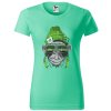 matove-zelene-damske-levne-bavlnene-tricko-gorila-hipster