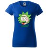 modre-damske-levne-bavlnene-tricko-einstein-rick-morty
