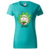 smaragdove-damske-levne-bavlnene-tricko-einstein-rick-morty