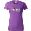 fialove-damske-levne-bavlnene-tricko-pacman-Beatles
