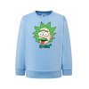 svetle-modra-detska-levna-klasicka-mikina-Einstein-Rick-Morty