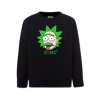 tmave-modra-detska-levna-klasicka-mikina-Einstein-Rick-Morty