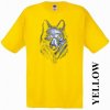 zlute-levne-detske-bavlnene-tricko-stin-vlk