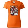 pomerancove-oranzove-damske-levne-bavlnene-tricko-originalni-tenisky