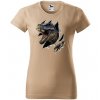 piskove-bezove-damske-levne-bavlnene-tricko-trhajici-t-rex