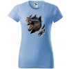 svetle-modre-damske-levne-bavlnene-tricko-trhajici-t-rex