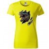 citronove-zlute-damske-levne-bavlnene-tricko-trhajici-t-rex