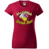visnove-damske-bavlnene-tricko-drink-beer