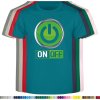 modrozelene-levne-bavlnene-tricko-vypinac-ON/OFF