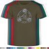 khaki-levne-bavlnene-tricko-keltsky-symbol-triskel