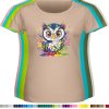 piskove-damske-bavlnene-levne-tricko-barevna-sova