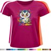 malinove-damske-bavlnene-levne-tricko-barevna-sova