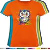 oranzove-damske-bavlnene-levne-tricko-barevna-sova