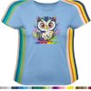 svetle-modre-damske-bavlnene-levne-tricko-barevna-sova
