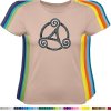 late-damske-tricko-druid-symbol-triskel