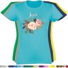 tyrkysove-damske-tricko-kvetina-love-laska