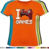 oranzove-damske-tricko-gamer-joystick-miluji-hru