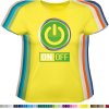 citronove-zlute-damske-tricko-vypinac-ON-OFF
