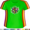 limetkove-zelene-damske-tricko-slozeni-Rubik-kostka