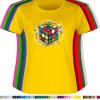 zlute-damske-tricko-slozeni-Rubik-kostka