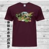 vinove-bordo-levne-detske-bavlnene-tricko-dinosauri