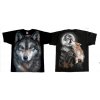 t-shirt forest wolf