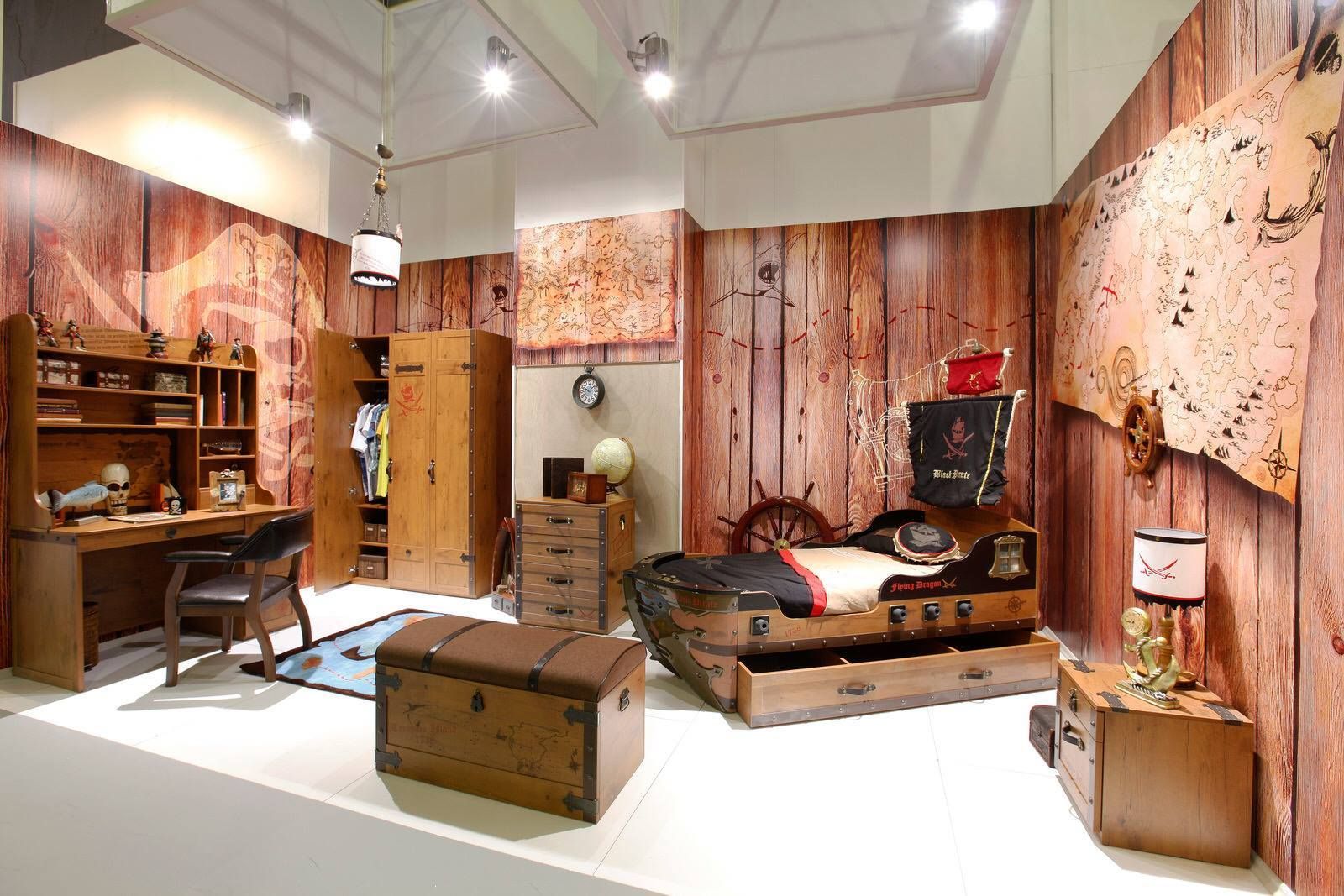 Pirátský dětský pokoj pro kluka