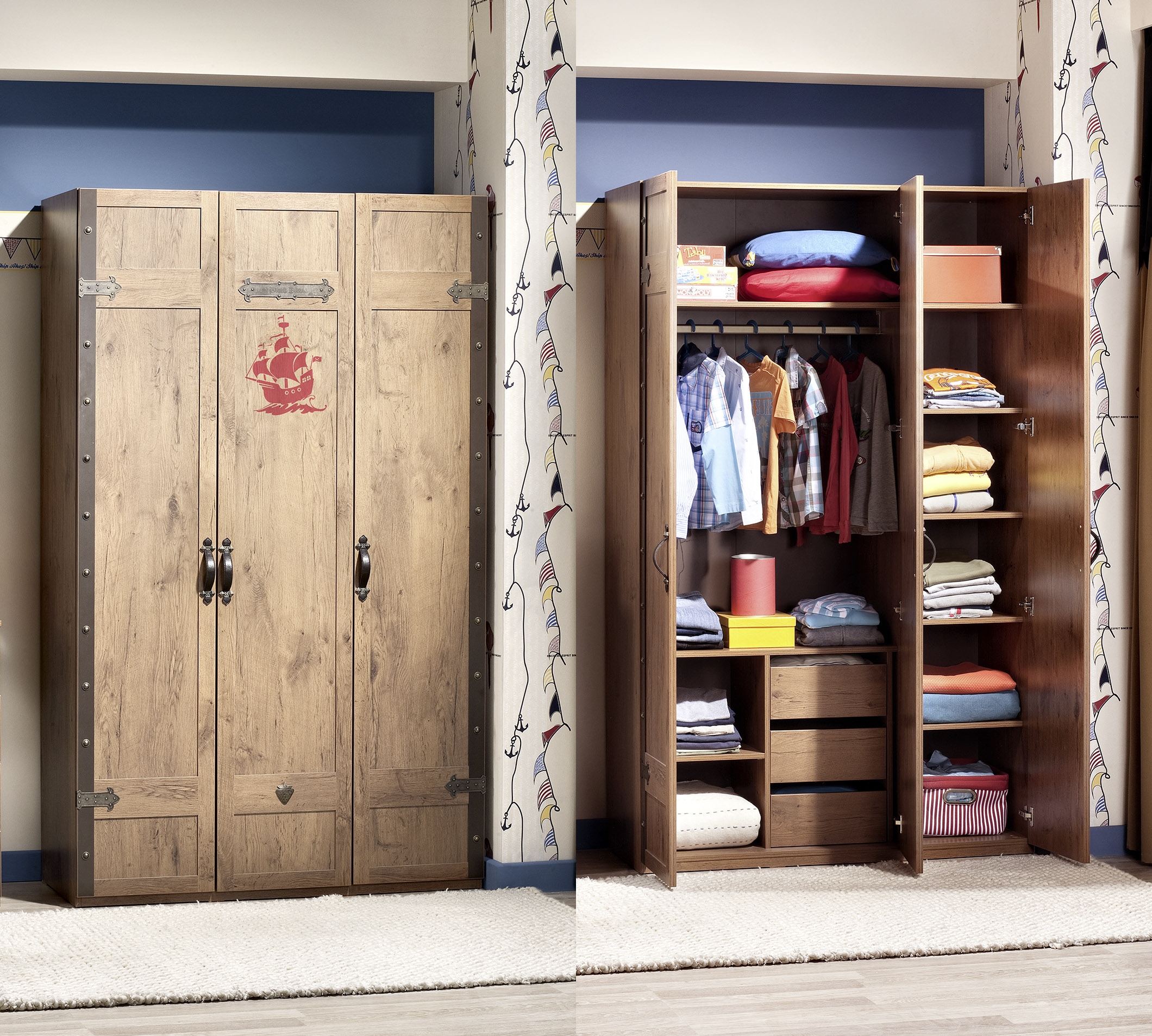 Šatní skříně do dětských pokojů