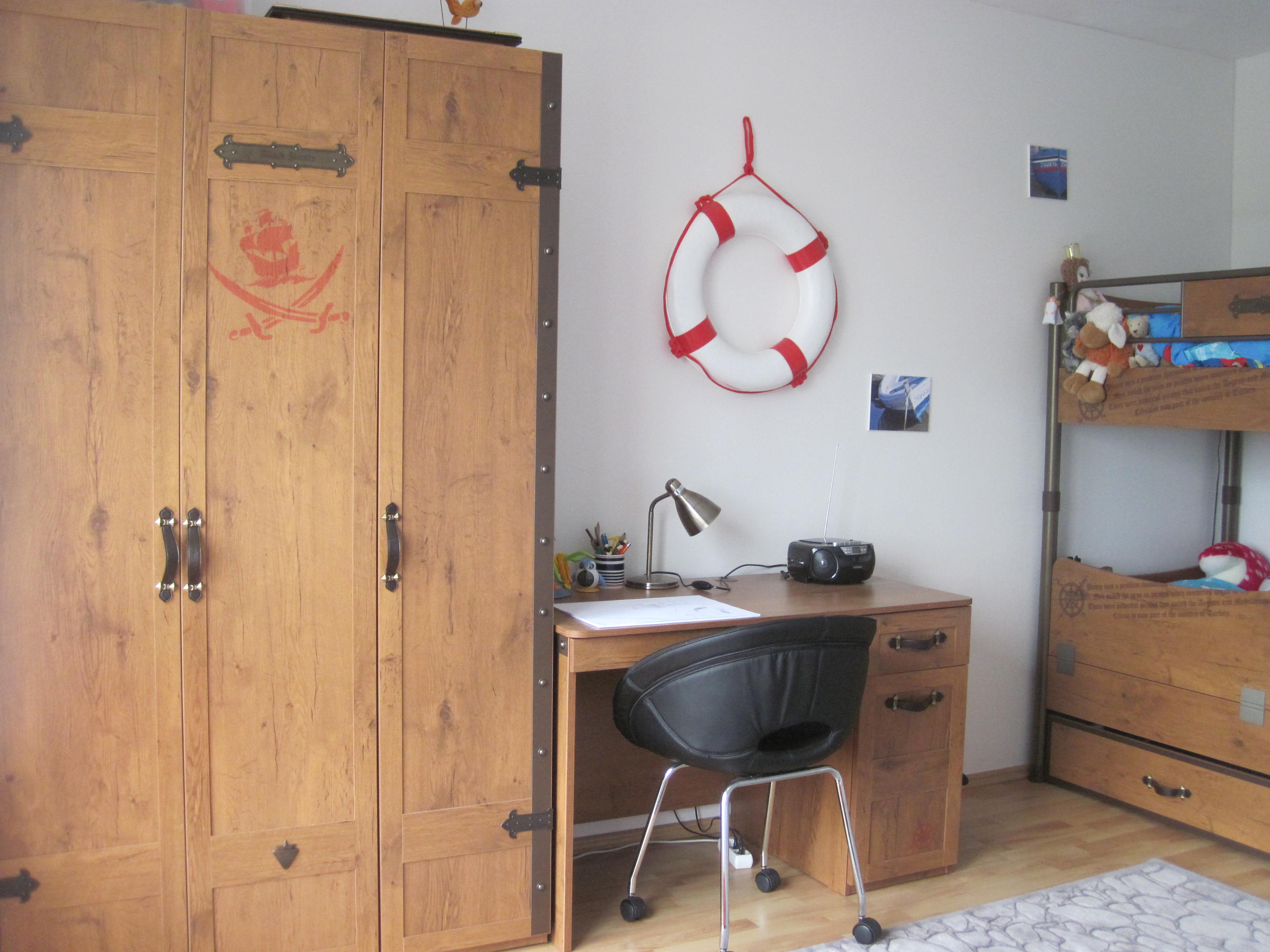 Realizace dětského pokoje Black Pirate