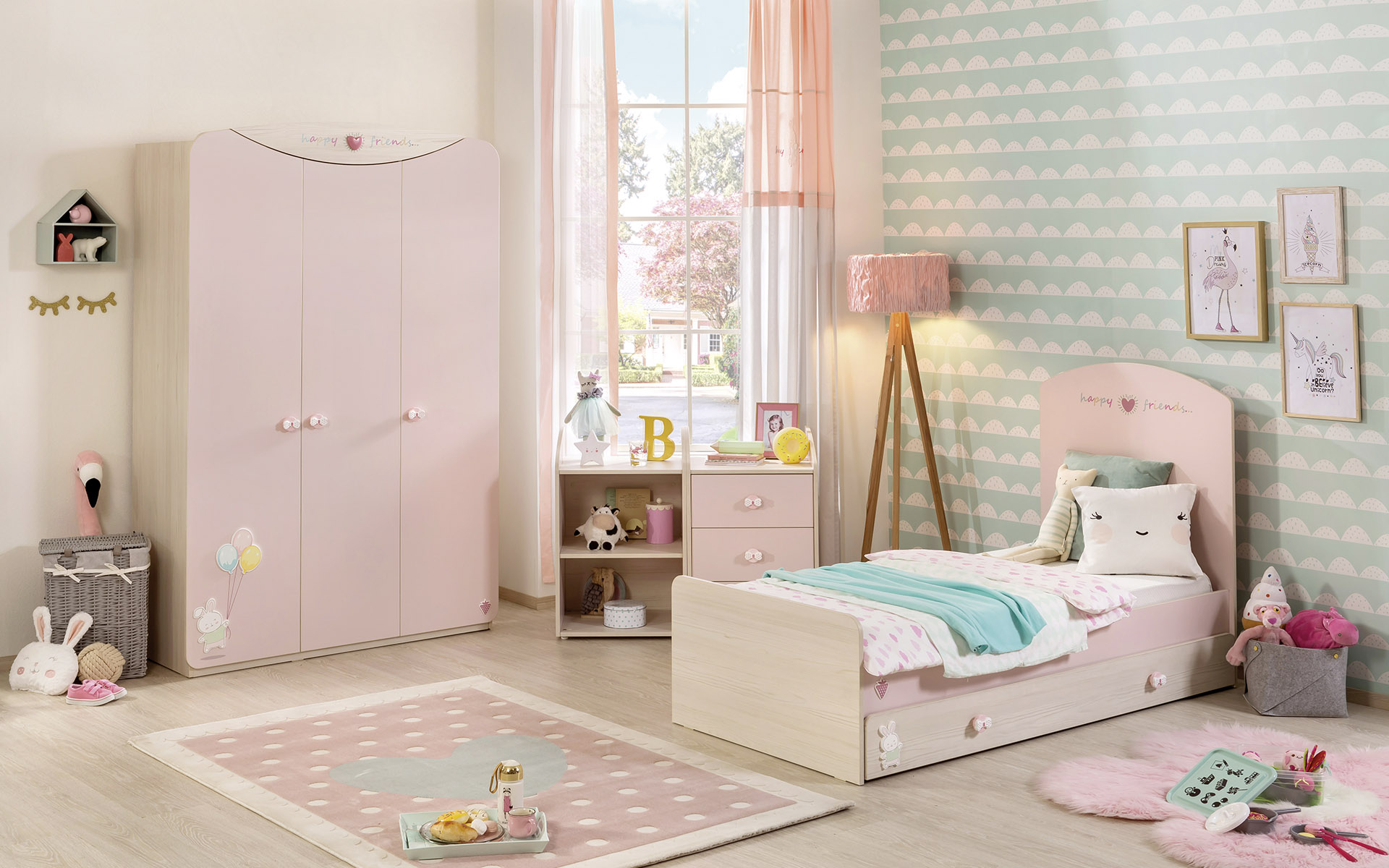 Růžový pokoj pro miminko